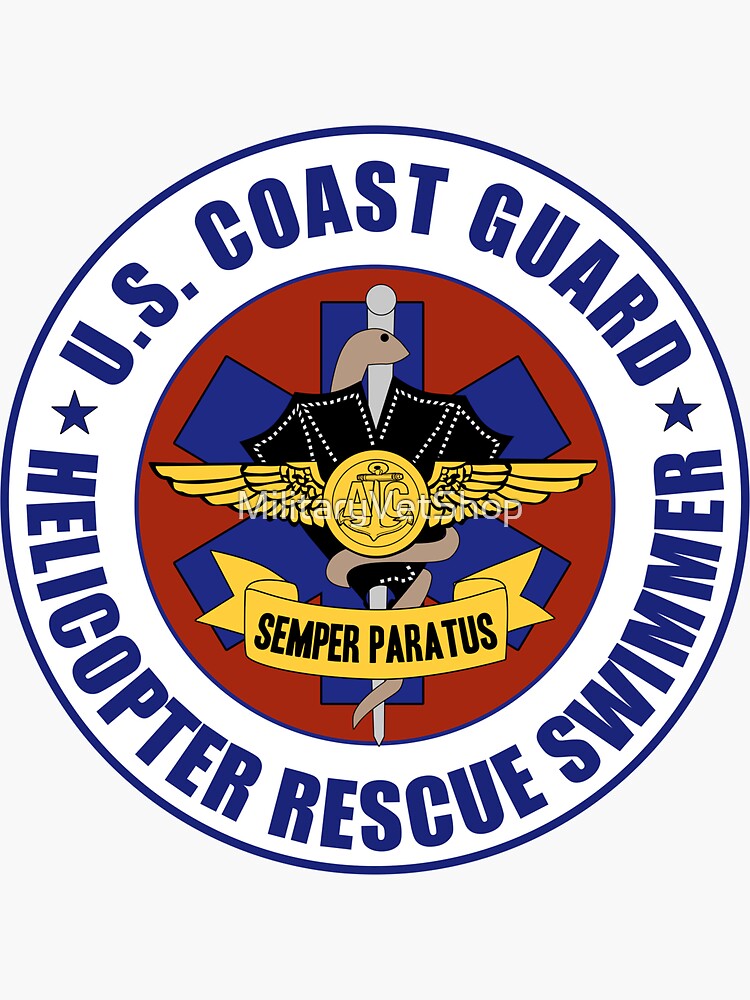 USCG Helicopter Rescue Swimmer patch by MilitaryVetShop