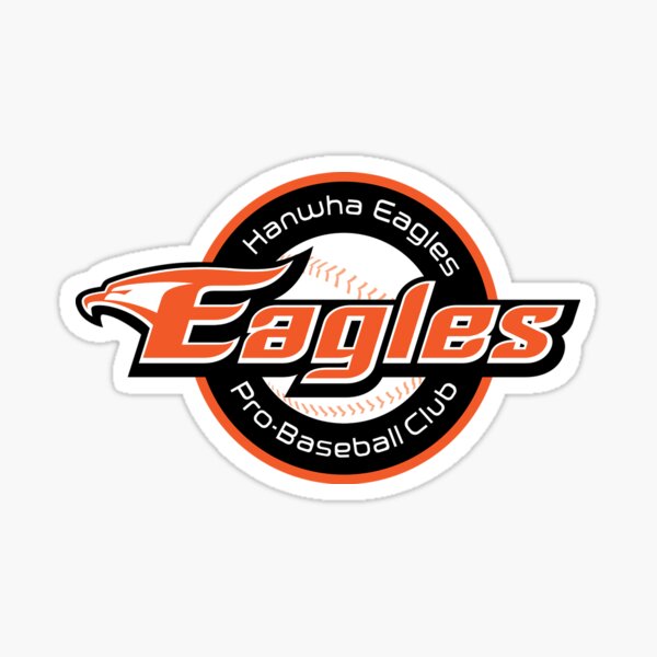 Hanwha Eagles Daejeon Baseball KBO Logo Sticker