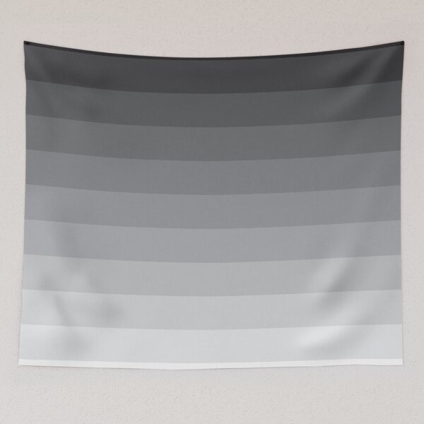 Item preview, Black White Gray Stripe Gradient Fade designed and sold by frittata.
