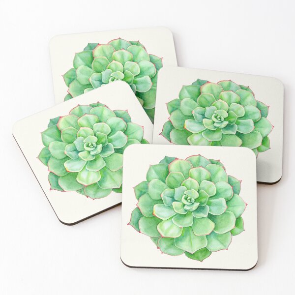Item preview, Aeonium Decorum Succulent Watercolor Art designed and sold by BotanicPrints.