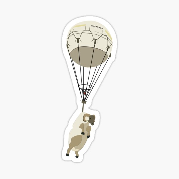 SOLID SNAKE: SHEEP BALLOON Sticker