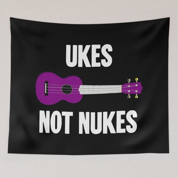 Item preview, Ukes Not Nukes designed and sold by Good-Looking Corpse.