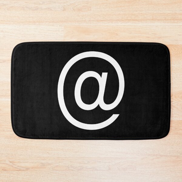Item preview, at sign, at symbol, internet symbol designed and sold by Lupappdesigns.