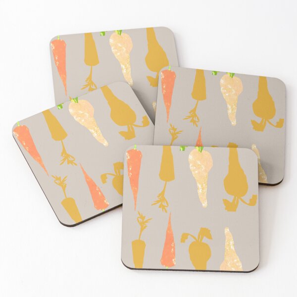 Item preview, Carrot Parsnip Print designed and sold by Tulsi illustrates.