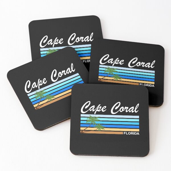 Item preview, Cape Coral Florida USA palm tree beach designed and sold by GeogDesigns.