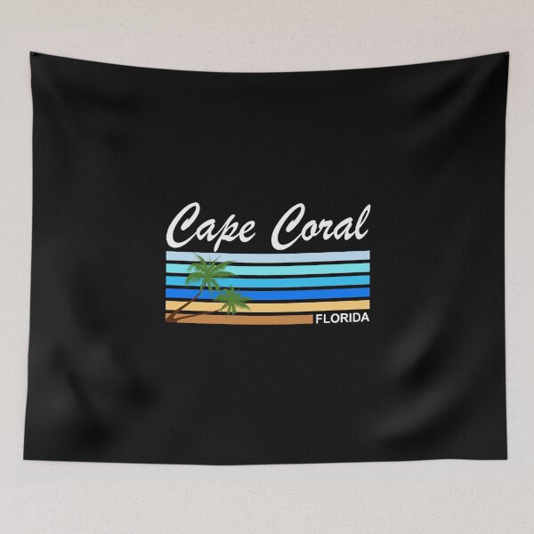 Item preview, Cape Coral Florida USA palm tree beach designed and sold by GeogDesigns.