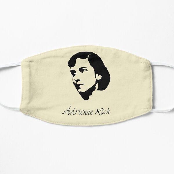 Adrienne Rich Poet Flat Mask