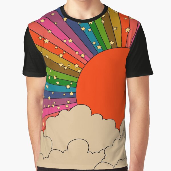 Item preview, Rainbow 70s sun designed and sold by Audrey Herbertson.