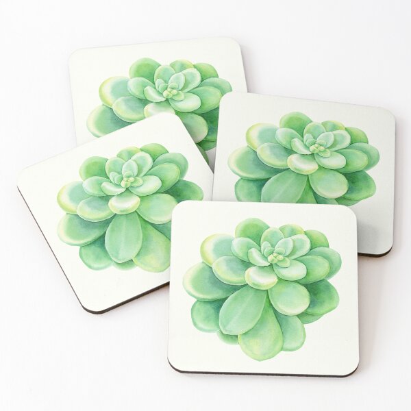 Item preview, Aeonium Lindleyi Succulent Watercolor Art designed and sold by BotanicPrints.