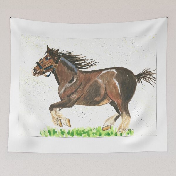 Item preview, Murphy the shire horse designed and sold by EmmaPattisonArt.