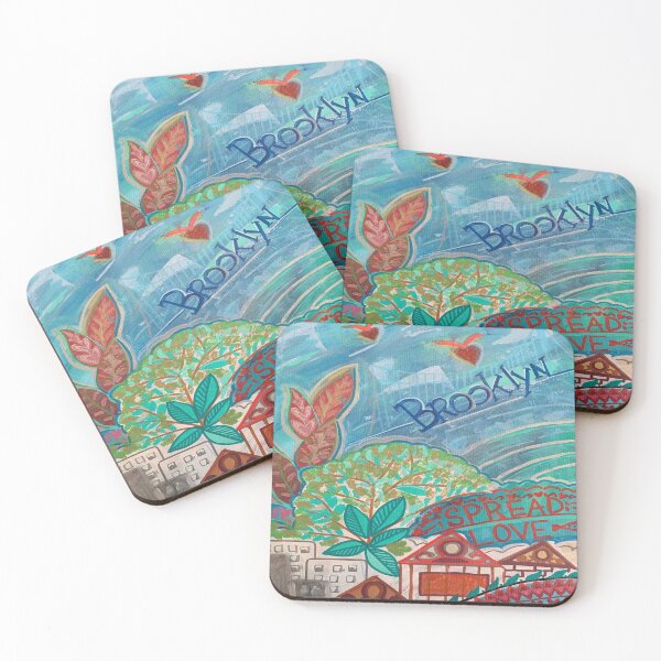 Item preview, Spread Love the Brooklyn Way Community Painting designed and sold by bipolarvirgoart.