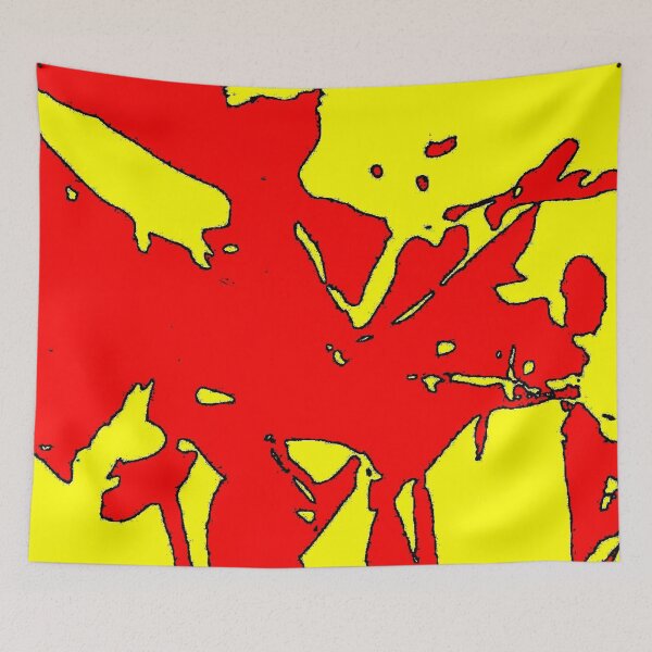 Item preview, Pixelated Lava Splotch  designed and sold by GrudleBay.