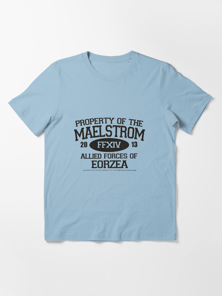 Alternate view of FFXIV College Style Shirt (MAELSTROM) Essential T-Shirt