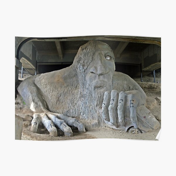 Fremont Troll Poster
