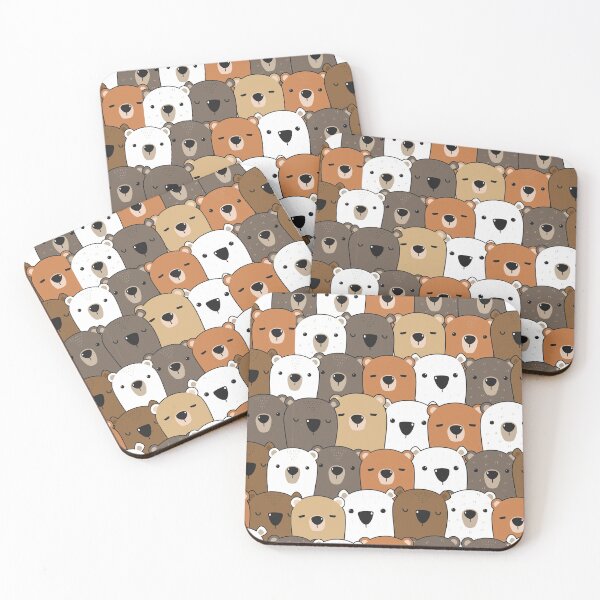 Item preview, Muster Teddy Bären Comic Niedlich Kinder designed and sold by PandaPope.