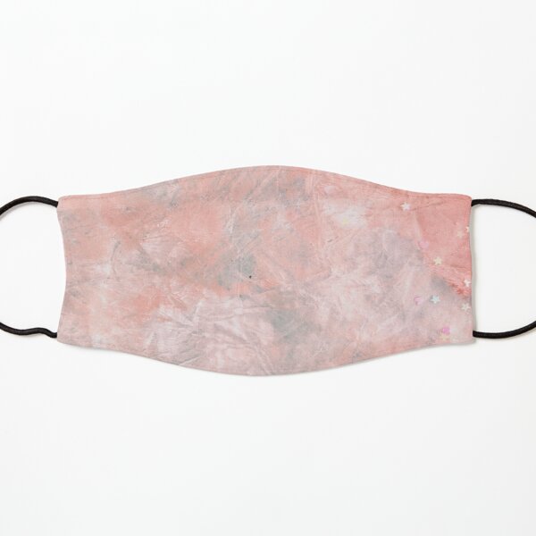 Rose Quartz Crystal Acrylic & Ink Kids Mask
