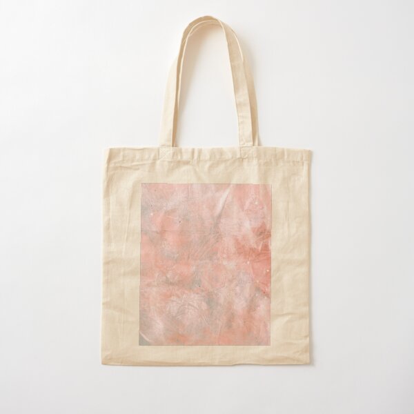 Rose Quartz Crystal Acrylic & Ink Cotton Tote Bag