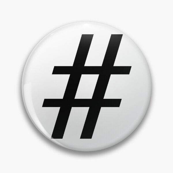 Item preview, Number symbol, pound symbol, mark, number sign, hash sign, hash symbol, hashtag sign  designed and sold by Lupappdesigns.
