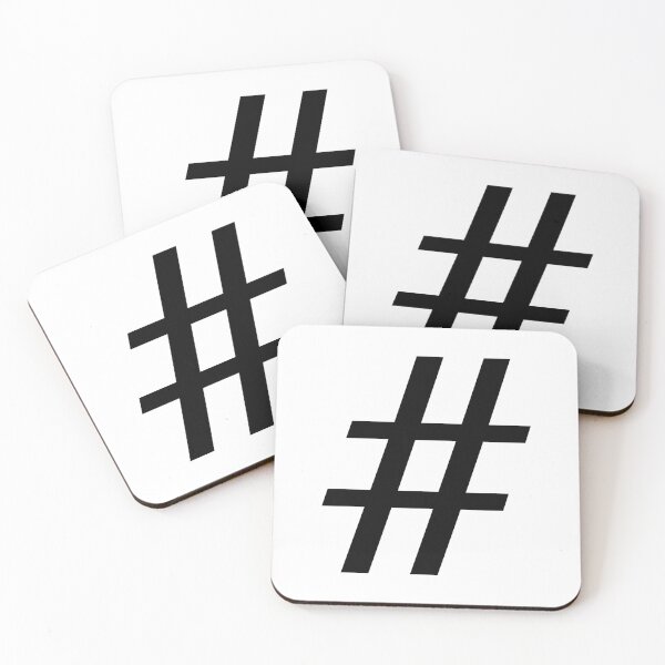 Item preview, Number symbol, pound symbol, mark, number sign, hash sign, hash symbol, hashtag sign  designed and sold by Lupappdesigns.