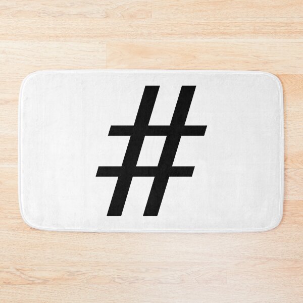 Item preview, Number symbol, pound symbol, mark, number sign, hash sign, hash symbol, hashtag sign  designed and sold by Lupappdesigns.