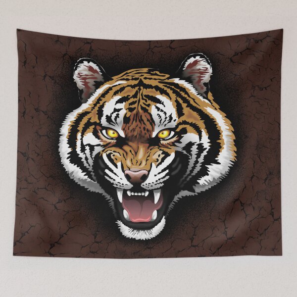 Item preview, Tiger Roar Powerful Portrait  designed and sold by BluedarkArt.
