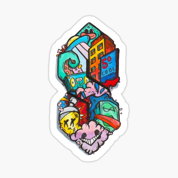 Super Doodle Sticker