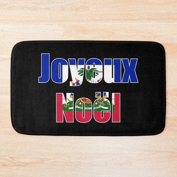 Item preview, Joyeux Noël Haiti Haitian Flag Jwaye Nwèl designed and sold by makeitadmirable.