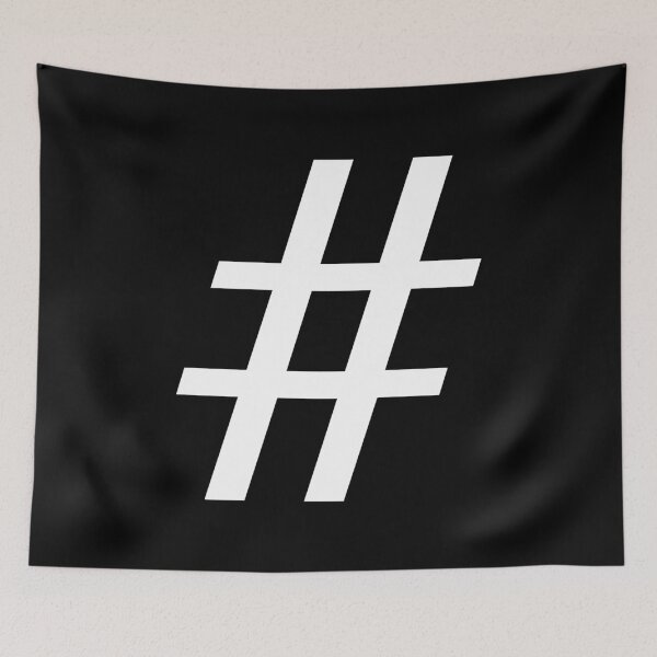 Item preview, Number symbol, pound symbol, mark, number sign, hash sign, hash symbol, hashtag sign  designed and sold by Lupappdesigns.