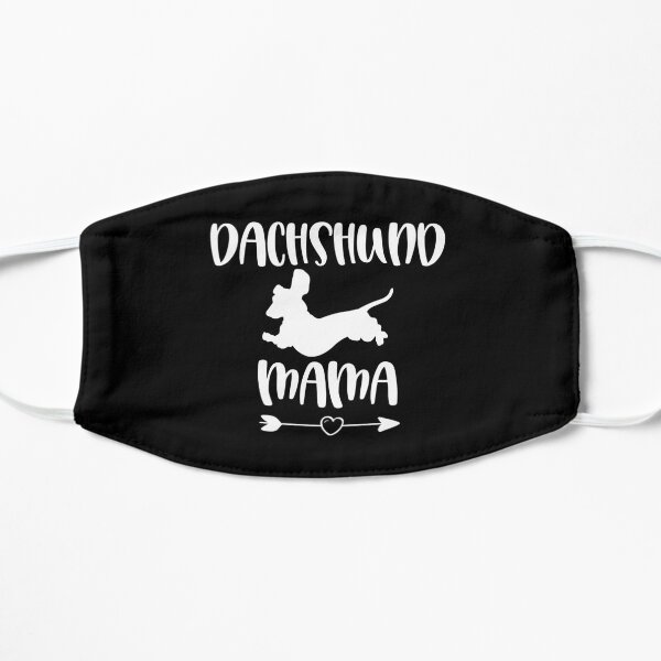 Dachshund Mama Cute Dog Gift Flat Mask