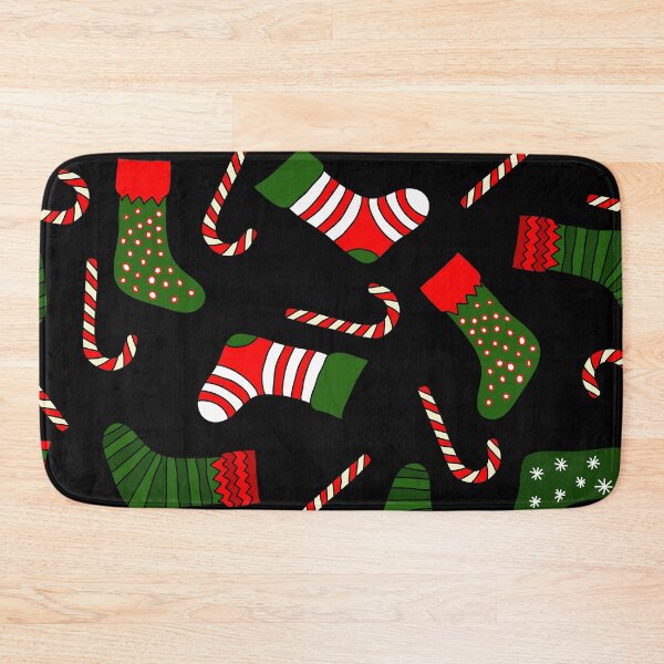 Item preview, black christmas stockings designed and sold by Gossip Rag.