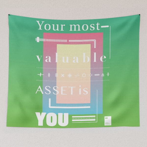 Item preview, Your most valuable asset is you designed and sold by quotesonposters.