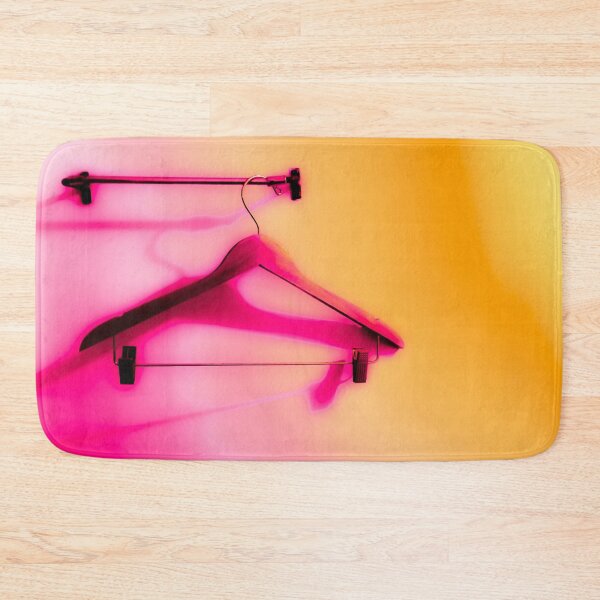 Item preview, wood hanger with pink and orange wall background designed and sold by Mrvell.