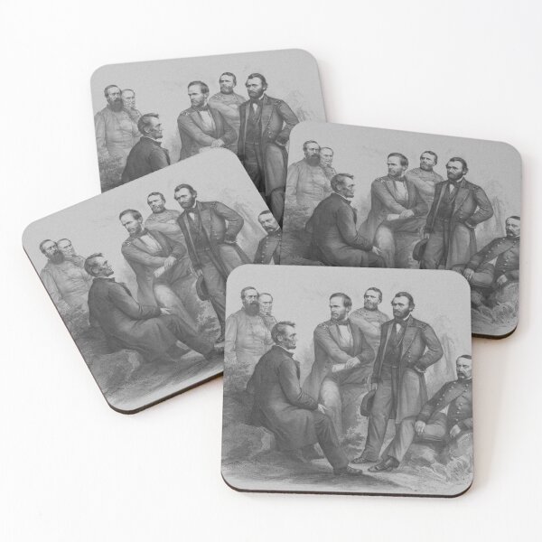 Item preview, President Lincoln and His Commanders designed and sold by warishellstore.