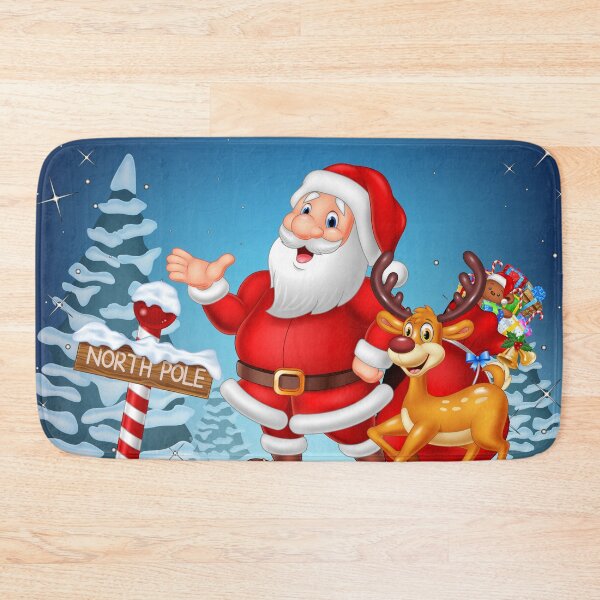 Item preview, North Pole Santa Claus With Deer designed and sold by FotoArtist.