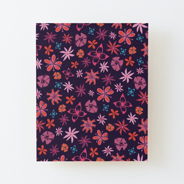 Tropical Confetti Wood Mounted Print