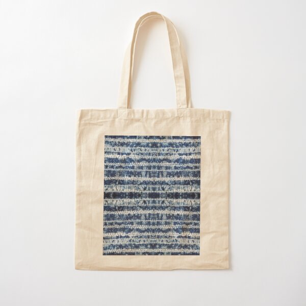 18X23" Indigo Blue Shibori Tie Dye Laundry Bag Storage Camping Drawstring Tote 