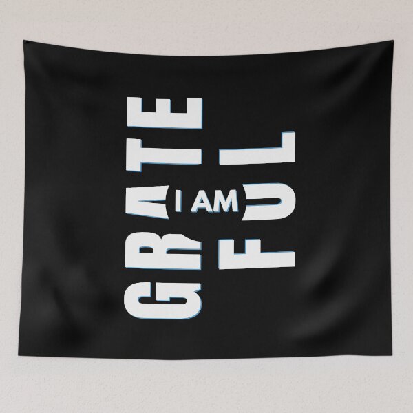 Item preview, I AM GRATEFUL | Positive Message | Affirmation  designed and sold by RonVivero.