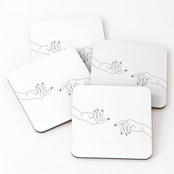 Item preview, Hand reaching minimalist drawing designed and sold by emilyzigo.