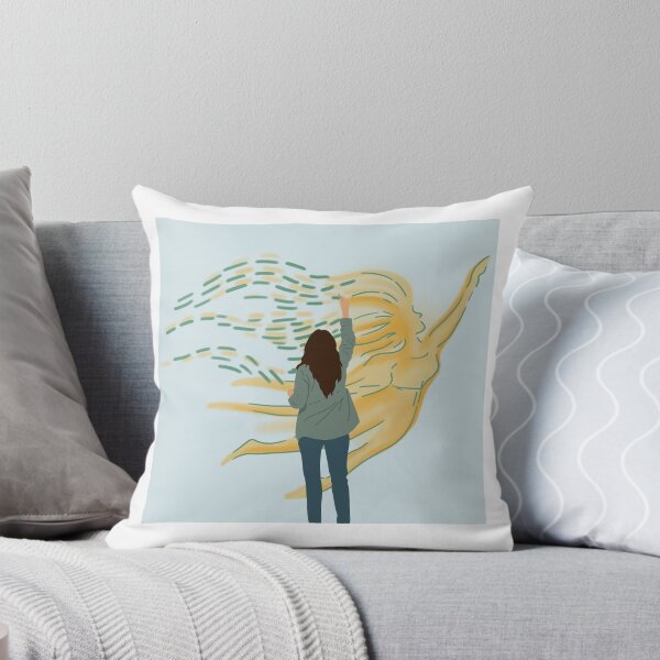 Item preview, Blue Aster Flores Mural Painting | The Half of It | Ellie Chu designed and sold by smolsawyer.