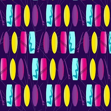 Artwork thumbnail, Surfboard Pattern by CreativeBridge