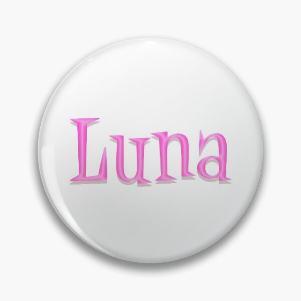 Item preview, Girl Name Luna in Pink Panther Cartoon Typo Style designed and sold by Space-Bug.