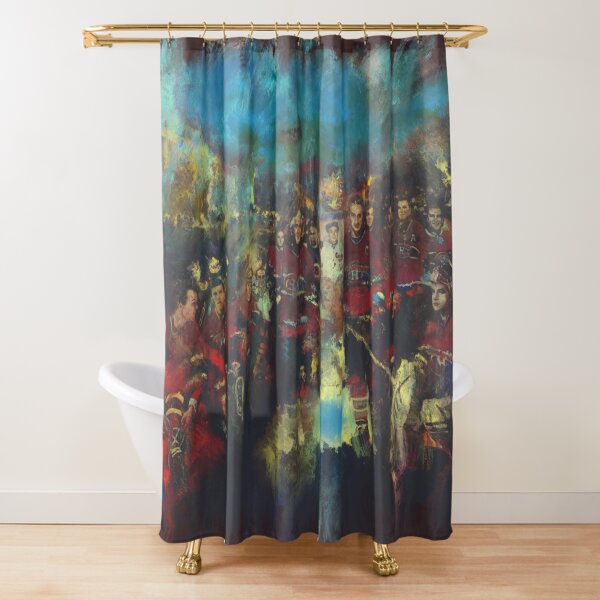 Rideau de douche « Équipe de rêve des Canadiens », par mursart68