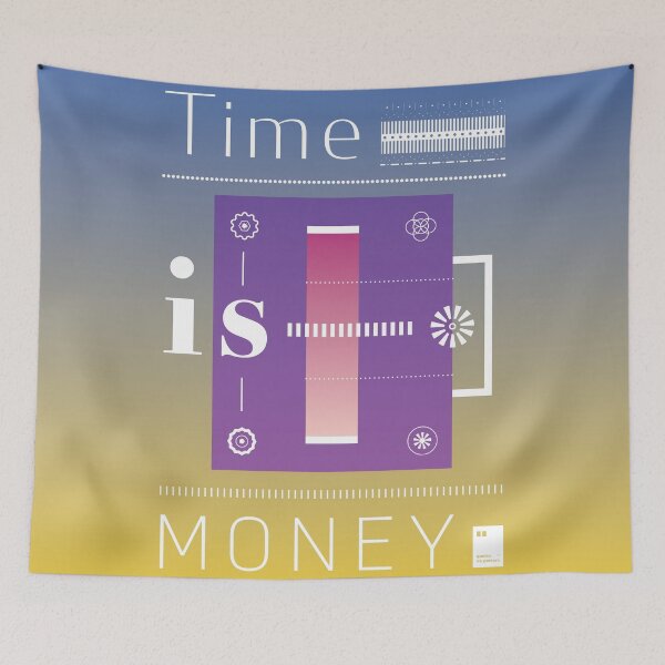 Item preview, Time is Money designed and sold by quotesonposters.