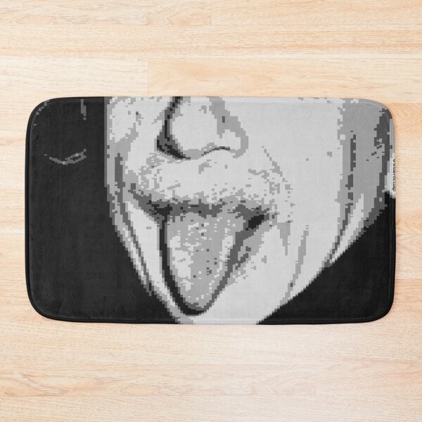 Item preview, Pixellated Einstein Face Mask  designed and sold by weavernap.