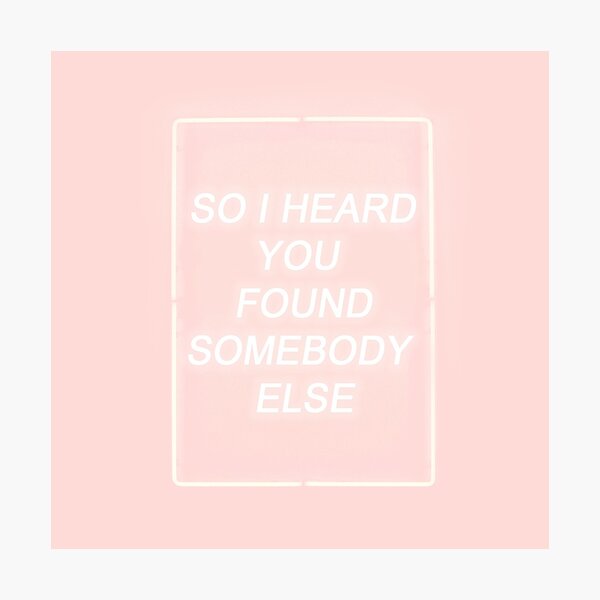 So I heard.. Photographic Print