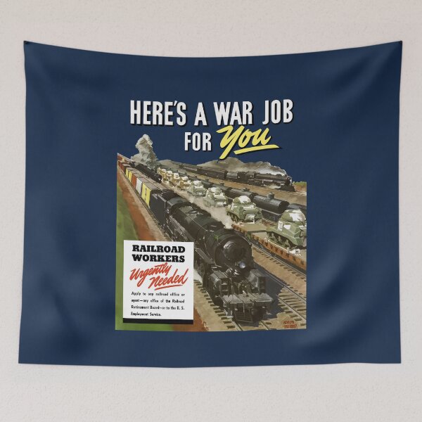 Artikelvorschau, Hier ist ein Kriegsjob für Sie – Eisenbahnarbeiter werden dringend gesucht entworfen und verkauft von warishellstore.