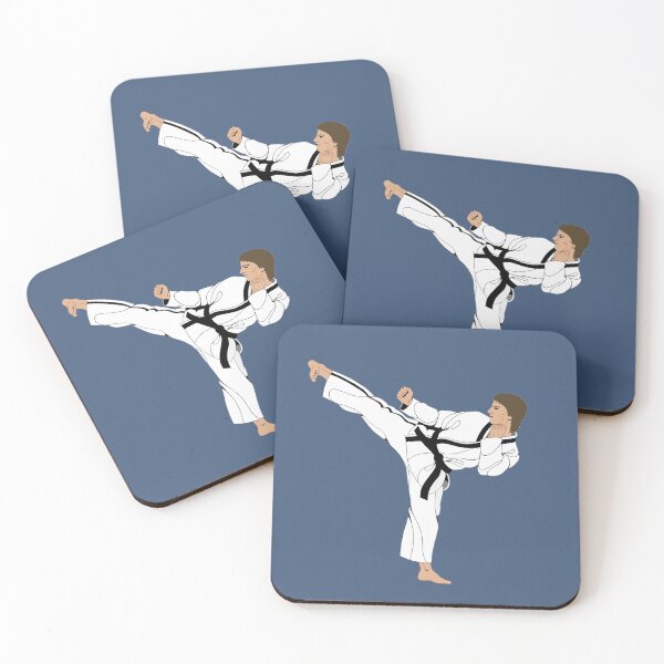 Item preview, Man with black belt doing karate move designed and sold by cabgodfrey.