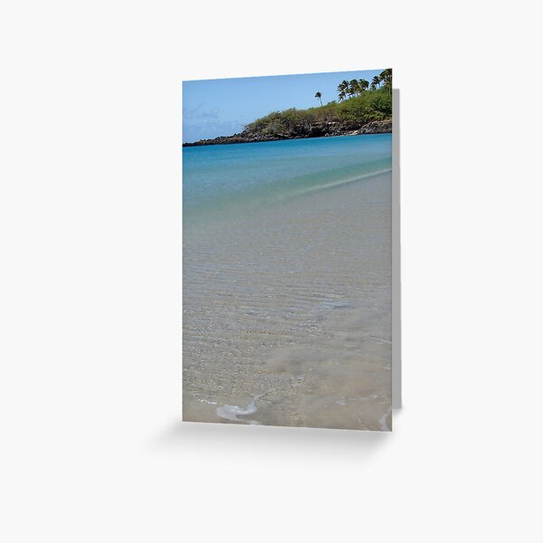 Mauna Kea Beach, Big Island Hawaii Greeting Card