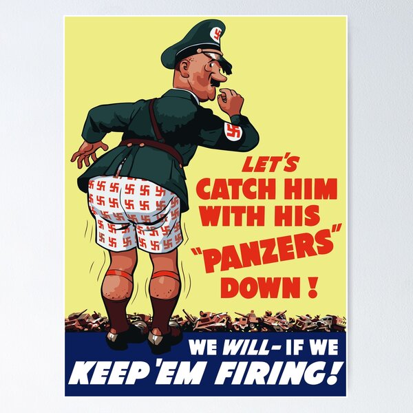 Item preview, Let's Catch Him With His Panzers Down -- WW2 designed and sold by warishellstore.
