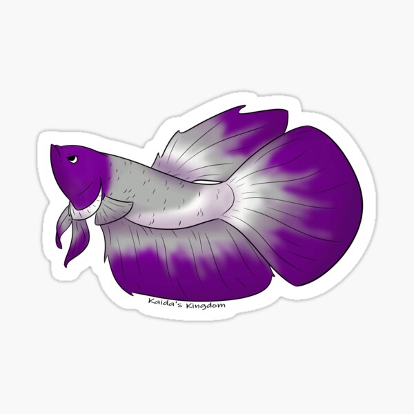 Pride Betta | Greysexual Edition Sticker